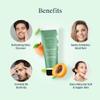 Arata Refreshing Face Wash With Ayurvedic Lemon Oil, Peppermint & Organic Flaxseed | EWG Certified, All Natural, Vegan & Cruelty-Free | Gently Exfoliates & Reduces Oil | For Women & Men - 1.7 Fl Oz view 2