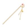 Hair Stick for Bun Kanzashi Metal Hair Pin, Japanese Style Hairpin Hair Chopsticks Hair Accessory for Women (SAKURA ball/White) view 1