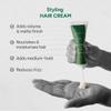 Arata All-Natural Styling & Hold Hair Cream For A Soft-Hold Matte Look | Ayurvedic Extracts Of Organic Flaxseed & Olive Oil | Vegan & Cruelty-Free | Hair Growth Formula For Women & Men - 1.7 Fl Oz view 3