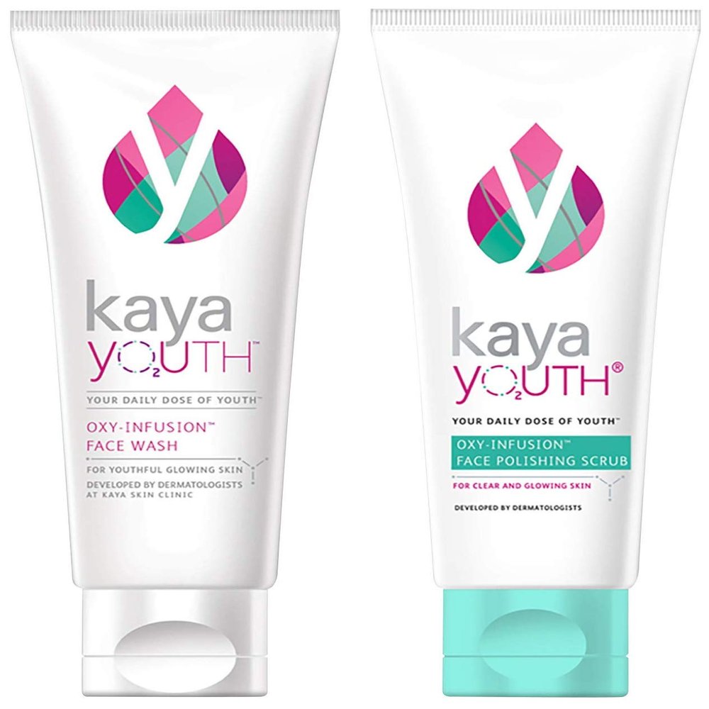 Kaya Youth Oxy-Infusion Face Wash 100gm + Face Scrub 100 gm