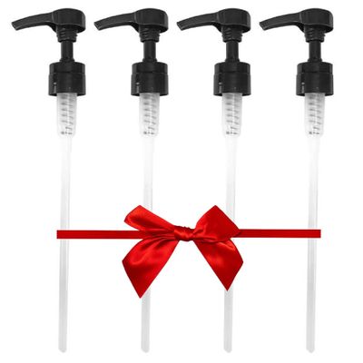 Shampoo and Conditioner Universal Pump | 4-Pack Liter 33.8 oz Pump Dispenser  Fits Liter Size Bottles with a 1 inch Opening Size 28/410 | 4cc Output | by Geti Beauty