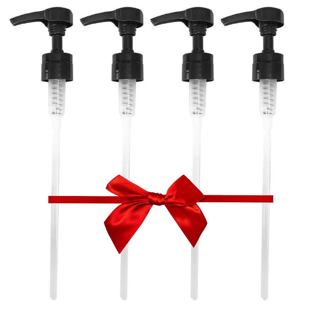 Shampoo and Conditioner Universal Pump | 4-Pack Liter 33.8 oz Pump Dispenser  Fits Liter Size Bottles with a 1 inch Opening Size 28/410 | 4cc Output | by Geti Beauty