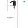 Shampoo and Conditioner Universal Pump | 4-Pack Liter 33.8 oz Pump Dispenser  Fits Liter Size Bottles with a 1 inch Opening Size 28/410 | 4cc Output | by Geti Beauty view 4