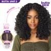 Sensationnel Butta Lace Wigs - Unit 5 Extra Wide 5 Inch Deep Parting Synthetic Preplucked Hairline Glueless Lacefront (1 JETBLACK) view 2