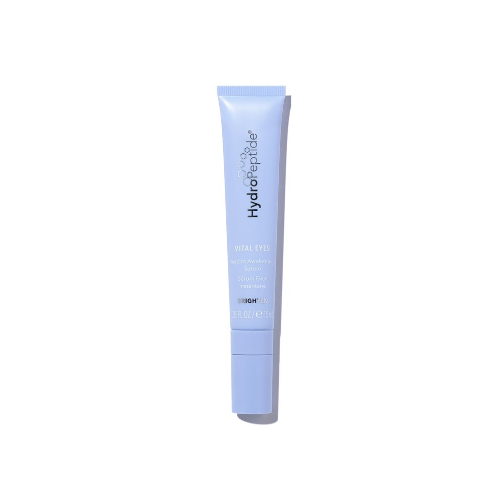 HydroPeptide Vital Eyes, Instant Awakening Serum, Cooling Rollerball Under Eye Moisturizer 0.3 Ounce