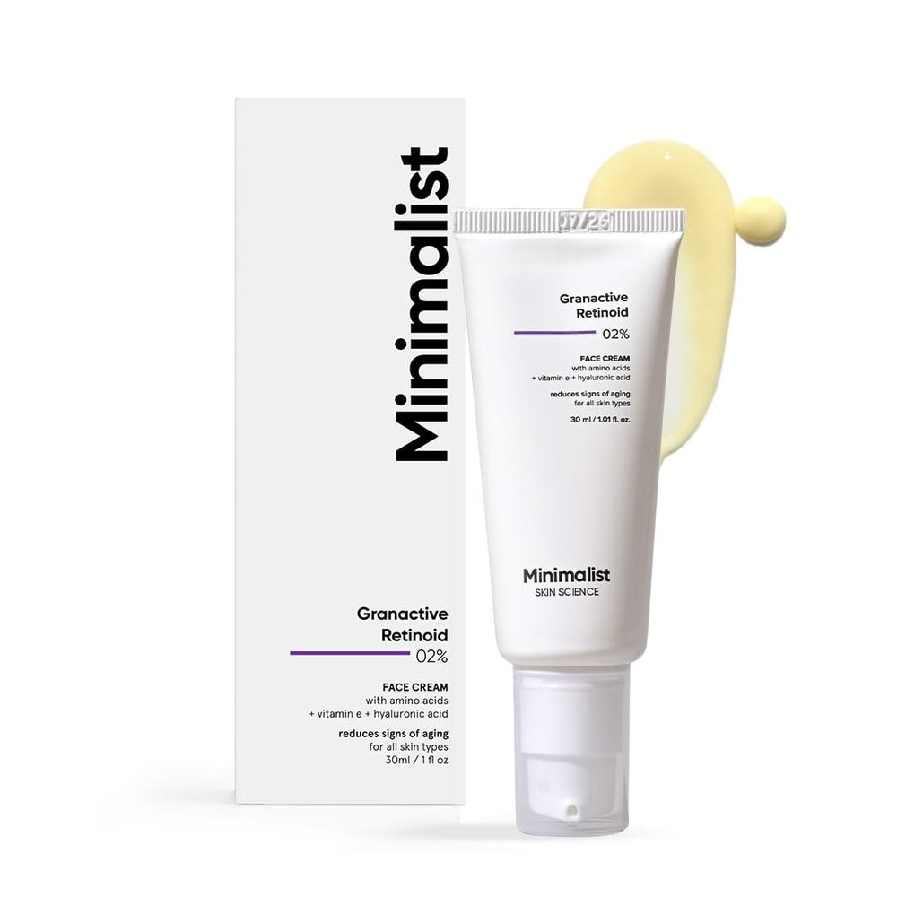 Minimalist 2% Retinoid Anti Aging Night Cream for Wrinkles & Fine Lines | Improves Skin Elasticity, Stimulates Collagen Production for Radiant & Glowing Skin | 1 Fl Oz / 30 ml