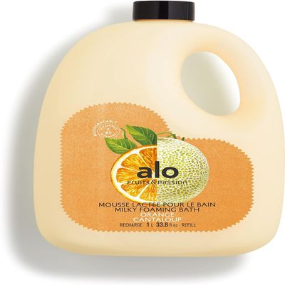 Fruits and passion Milky Foaming Bath Refill Orange Cantaloup 1Liter Refill