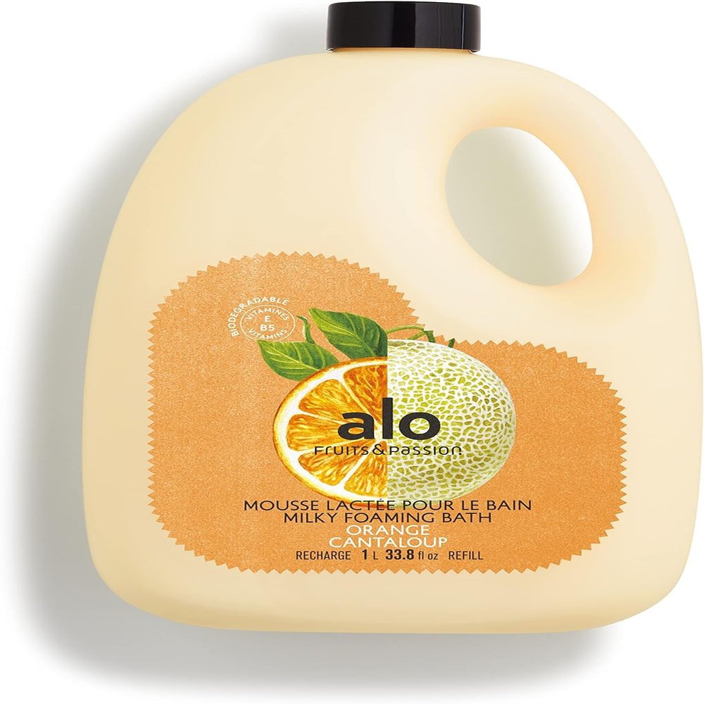 Fruits and passion Milky Foaming Bath Refill Orange Cantaloup 1Liter Refill