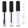 10ml Empty Mascara Tube, Eyeliner Tube and Lip Gloss Tubes, Black Eyelash Cream Container Bottle with Funnels Transfer Pipettes (3pcs) view 1