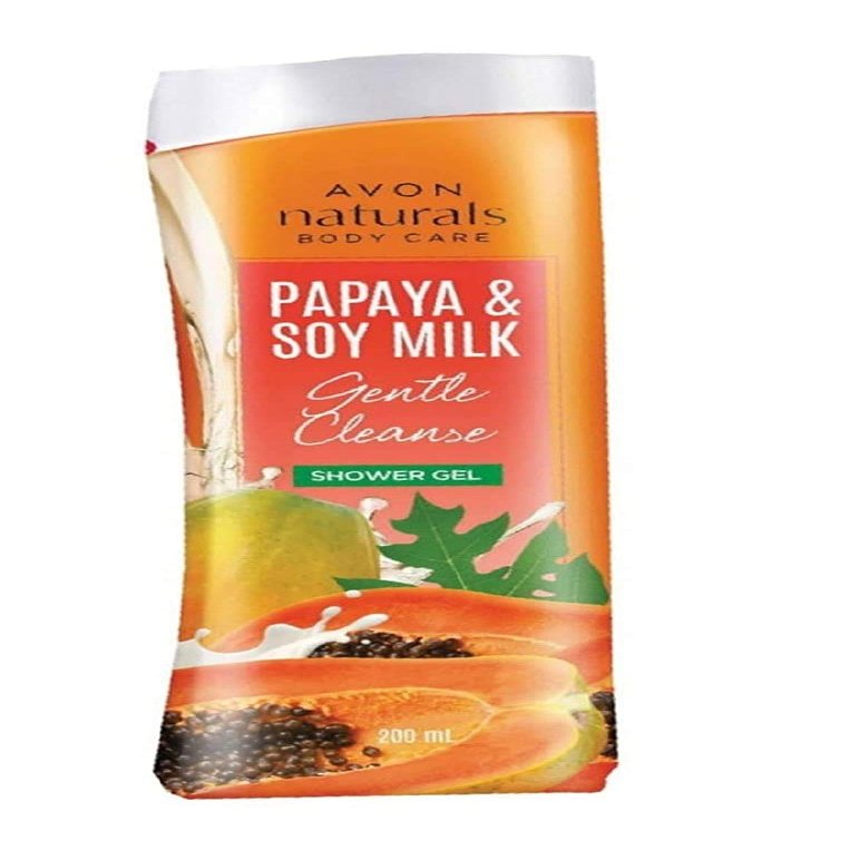 Avon Naturals Gentle Cleanse Papaya & Soy Milk Shower Gel 200 ml