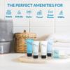 H2O Therapy Hotel Soaps & Toiletries Bulk Set | 1-Shoppe Amenities Kit | 0.85oz Shampoo & Conditioner, Body Wash, Lotion, 1oz Bar Soap | Travel Size | 75 Pieces view 2