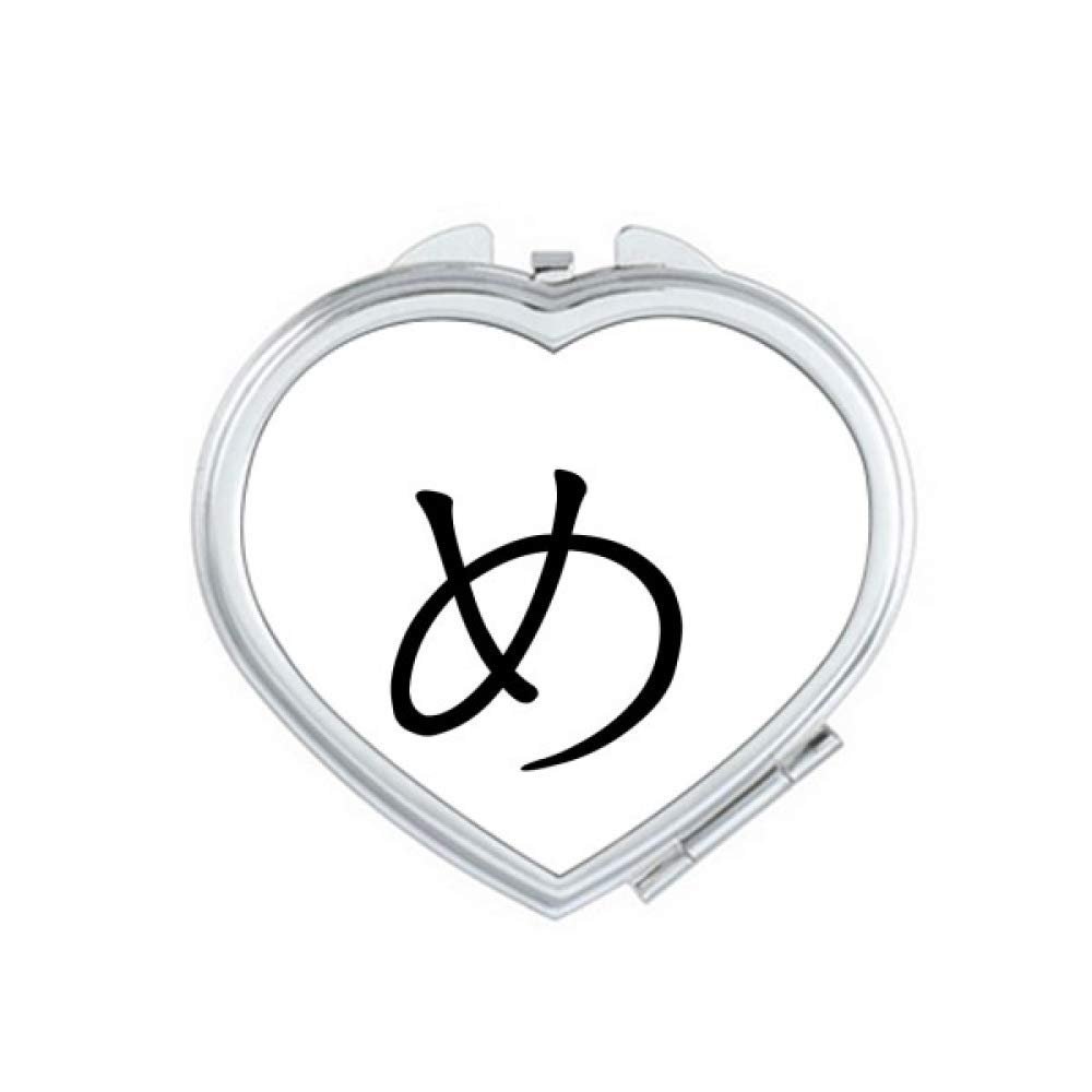 Japanese Hiragana Character ME Mirror Travel Magnification Portable Handheld Pocket Makeup