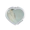 Beauty Head Chinese Style Watercolor Mirror Travel Magnification Portable Handheld Pocket Makeup view 1