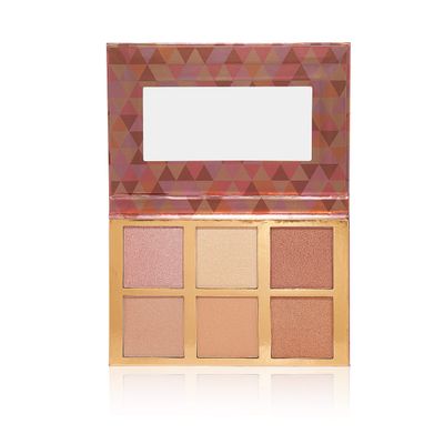 bellapierre Glowing Highlighter Makeup Palette | 6 Illuminating Shades to Suit Different Skin Tones | Non-Toxic and Paraben Free | Vegan and Cruelty Free | Natural Look