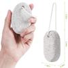 2PCS Natural Pumice Stone, Asqraqo Lava Pedicure Tools Hard Skin Callus Remover for Feet and Hands - Foot File Exfoliation to Remove Dead Skin, and Callusess view 2