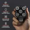Remington XR7000 Balder Pro Rotary Shaver Rechargeable Waterproof Electric Razor for Men Cordless Lithium Power 5 Dual Track Flexing Heads and Pop-Up Trimmer Black view 2