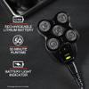 Remington XR7000 Balder Pro Rotary Shaver Rechargeable Waterproof Electric Razor for Men Cordless Lithium Power 5 Dual Track Flexing Heads and Pop-Up Trimmer Black view 3