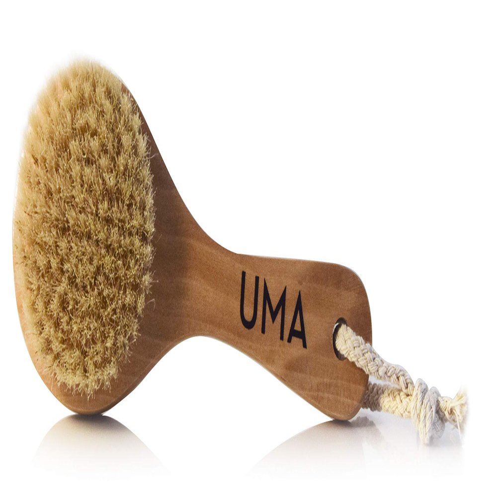 UMA Lymphatic Detox Dry Brush | Ayurvedic Self-Care Tool for Lymphatic Detox, Circulation, and Healthy Glow | Enhances Skin, Combats Toxins & Inflammation for Radiant Skin (1 Unit)