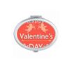 Happy Valentine's Day Angels Love Mirror Portable Fold Hand Makeup Double Side Glasses view 1
