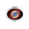 Red Blue Planet Star Nebulae Mirror Portable Fold Hand Makeup Double Side Glasses view 1