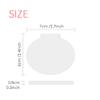 Pink Happy Valentine's Day Heart and Rose Mirror Portable Fold Hand Makeup Double Side Glasses view 3