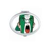 Nigeria Flag Facial Makeup Head Screang Cap Mirror Portable Fold Hand Makeup Double Side Glasses view 1