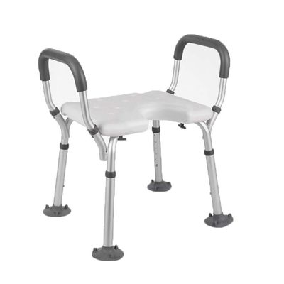 Bathroom Shower Chair with Rails, Bathtub Lift Chair with Back, Medical Shower Bench Bath Seat Chair with Special Seat, Shower Seat for Elderly, Senior, Handicap & Disabled,C