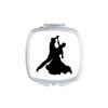 Dancer Sports Performance Duet Dance Mirror Portable Compact Pocket Makeup Double Sided Glass view 1