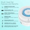 Brushmo Brush Head Replacements Compatible with Clarisonic Mia 1, Mia 2, Mia Fit, Alpha Fit, Smart Profile Uplift and Alpha Fit, Revitalizing Cleanse Facial 4 Pack (Revitalizing Cleanse) view 4