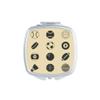 Ball Class Sport Simple Geometry Pattern Mirror Portable Compact Pocket Makeup Double Sided Glass view 1