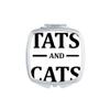 Animal Protector Cartoon Tats Pattern Mirror Portable Compact Pocket Makeup Double Sided Glass view 1