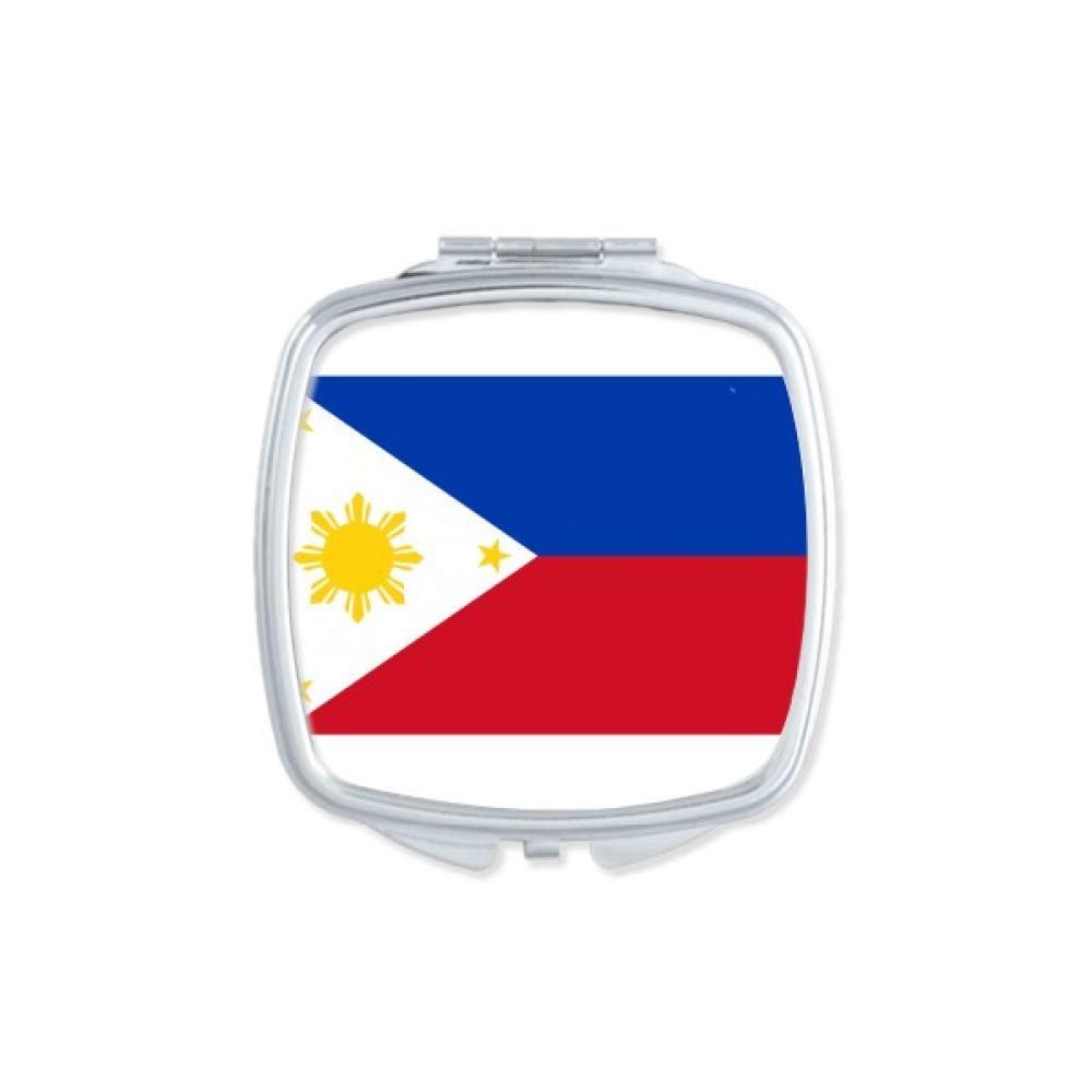 Philippines National Flag Asia Country Mirror Portable Compact Pocket Makeup Double Sided Glass