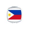 Philippines National Flag Asia Country Mirror Portable Compact Pocket Makeup Double Sided Glass view 1