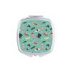 Bowknot Brazil Carnival Element Mirror Portable Compact Pocket Makeup Double Sided Glass view 1