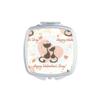 Black Cats Happy Valentine's Day Mirror Portable Compact Pocket Makeup Double Sided Glass view 1