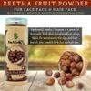 HerbtoniQ 100% Natural Dry Amla Powder, Reetha Fruit Powder & Shikakai Fruit Powder For Healthy Hair Care Pack (400 g) view 4