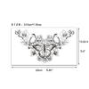 Glaryyears Sexy Temporary Tattoos for Women Girls, 6 Pack Black Fake 3D Realistic Large Tattoo Stickers, Perfect on Body Chest Waist Abdomen Underboob view 4