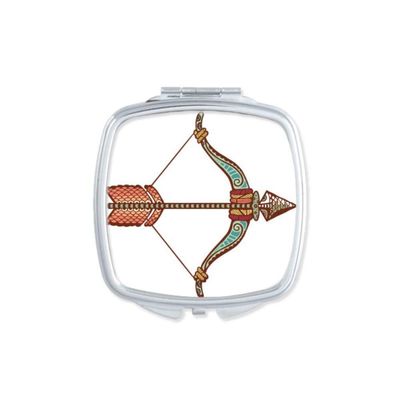Sagittarius Constellation Zodiac Symbol Mirror Portable Compact Pocket Makeup Double Sided Glass