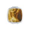 Blonde Back Babe Girl Pretty Gal Mirror Portable Compact Pocket Makeup Double Sided Glass view 1