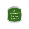 A Wenderful Journey Is Ahead Mirror Portable Compact Pocket Makeup Double Sided Glass view 1