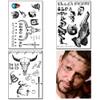 4 Sheets Halloween Tattoos - Face & Body Art Set - Temporary Tattoos for Women, Kids & Men - Halloween Costume Accessories view 3