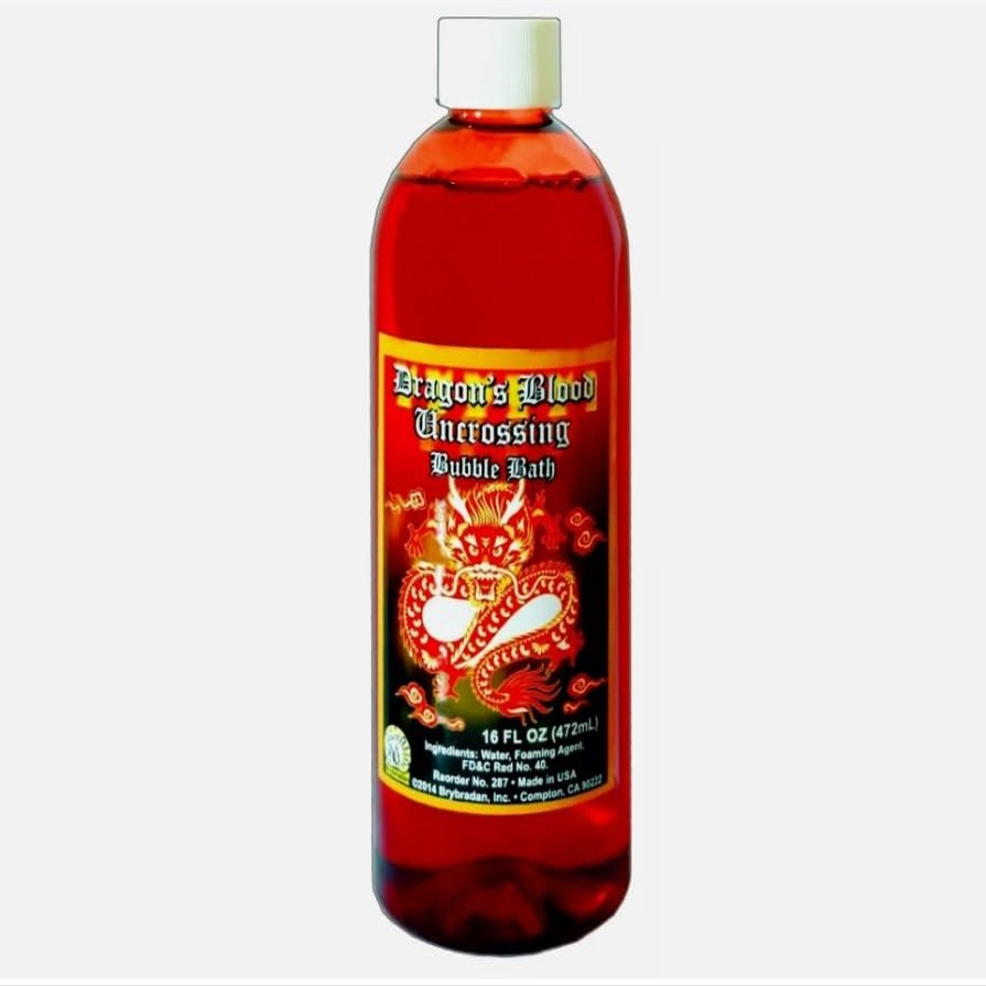 1 Bottle Dragon's Blood Bubble Bath 16OZ Bottle - Magick, Spiritual, Wicca