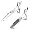 6 INCH Professional Hair Scissors Hair Shears and 5.5 INCH Hair Thinning Scissors 440C Kinsaro view 1