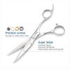 6 INCH Professional Hair Scissors Hair Shears and 5.5 INCH Hair Thinning Scissors 440C Kinsaro view 3