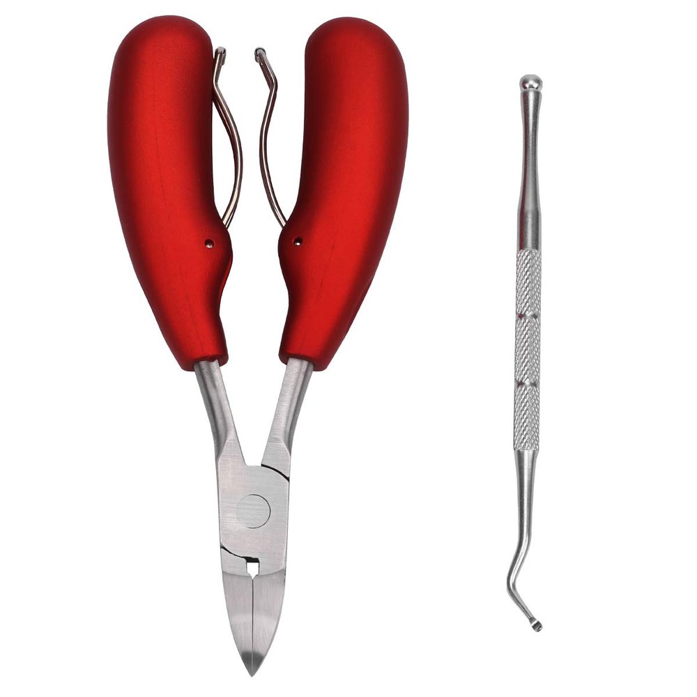 Beaupretty Heavy Duty Toenail Nippers Clipper for Thick and Brittle Nails Ergonomic Design for for Seniors and Those Weak Grip
