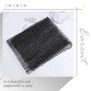 EARENT Rhinestone Head Scarf Black Rave Headbands Jewelry Bling Turban for Women view 2