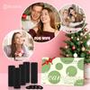 100PCS Black Hair Ties for Women Girls, Seamless Thick Black Hair Band, Elastic Hair Ties No Damage Ponytail Holder Valentine's Day Gift view 3