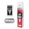 Feather Double Edge Safety Razor Blades - (50 Count) - Platinum Coated Hi-Stainless Steel Razor Blades - Fits Most Safety Razors - Super Sharp for Close Shaves - Made in Japan view 1