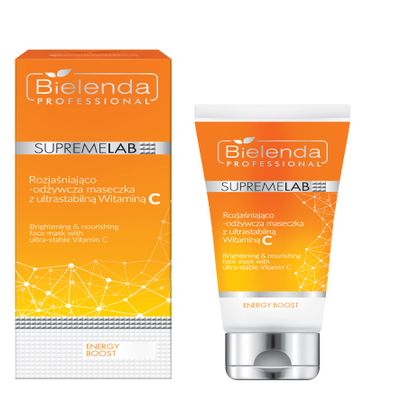 Bielenda Professional Supremelab Energy Boost Brightening and Nourishing Mask with Ultra Stable Vitamin C 70 ml