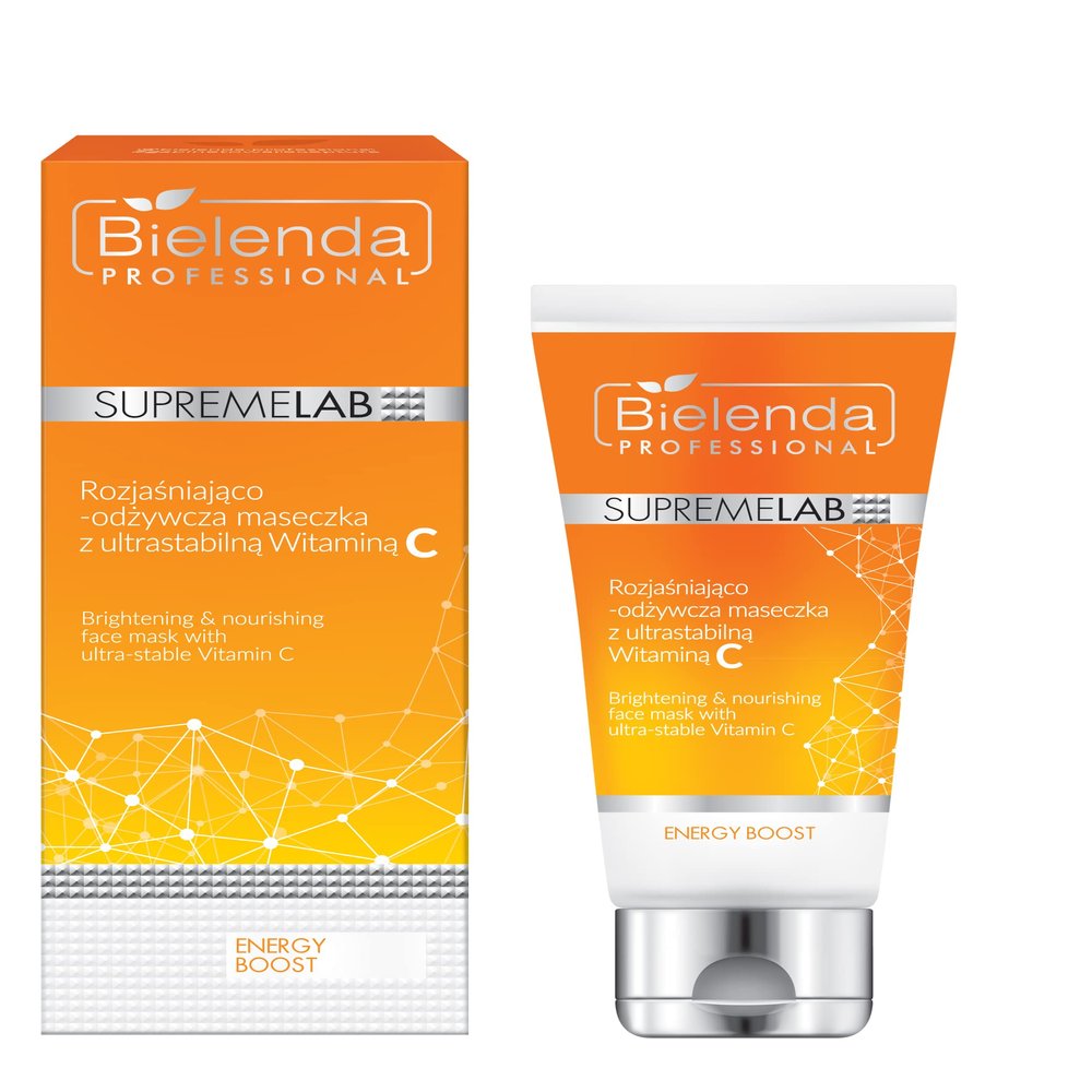 Bielenda Professional Supremelab Energy Boost Brightening and Nourishing Mask with Ultra Stable Vitamin C 70 ml